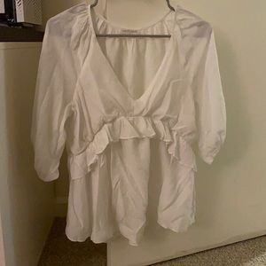 White Vestique Blouse